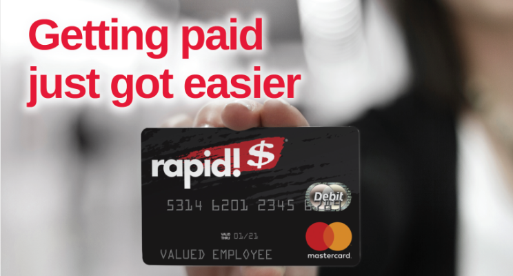 Bayview Payroll Rapid PayCard Mastercard Card